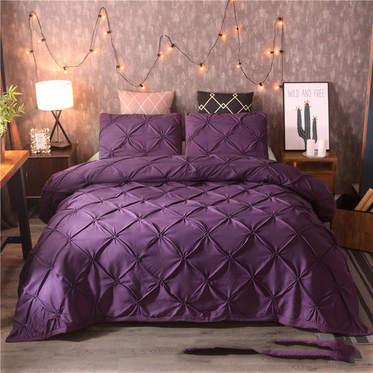 PURPLE: Duvet Cover, Duvet Cover, Quilt Core Self-filled Duvet