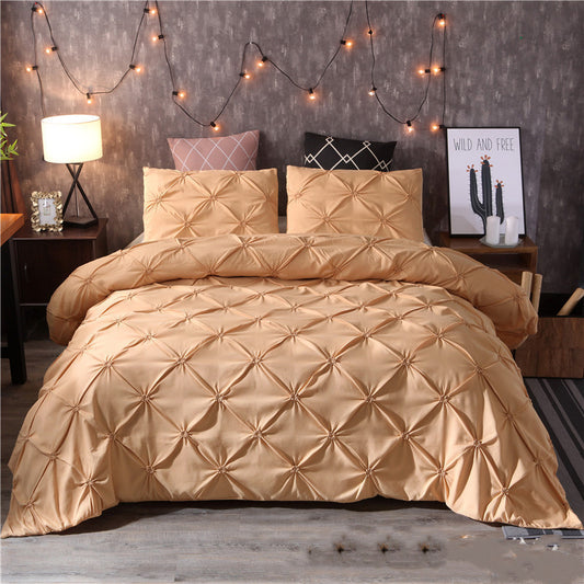 GOLDEN: Duvet Cover, Duvet Cover, Quilt Core Self-filled Duvet