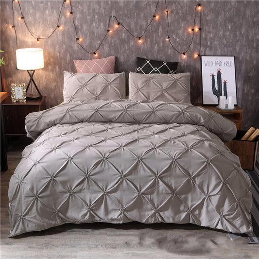 GREY: Duvet Cover, Duvet Cover, Quilt Core Self-filled Duvet