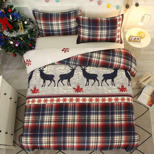 DEER: Bedding Set Snowflakes Bedding Sets