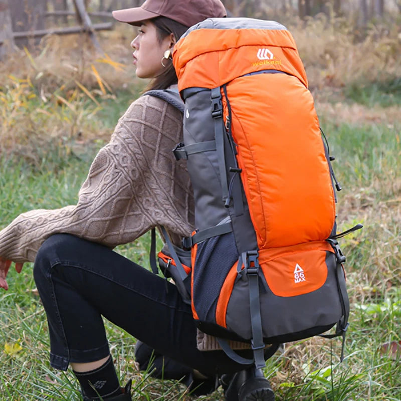 65L Camping Waterproof Backpack