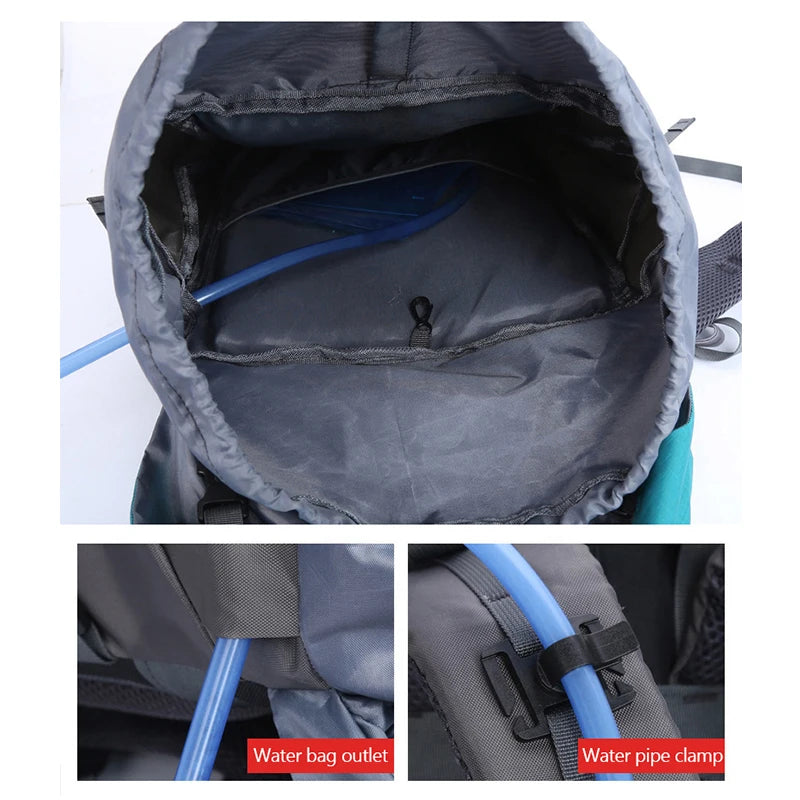 65L Camping Waterproof Backpack