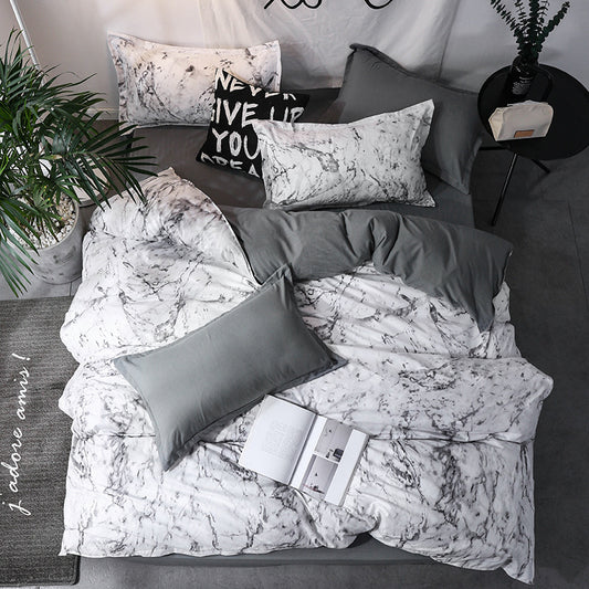 MARBLE: Quilt Duvet Cover Set